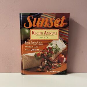 Vintage Sunset Recipe Annual 1997 Edition Hardcover Cookbook GUC